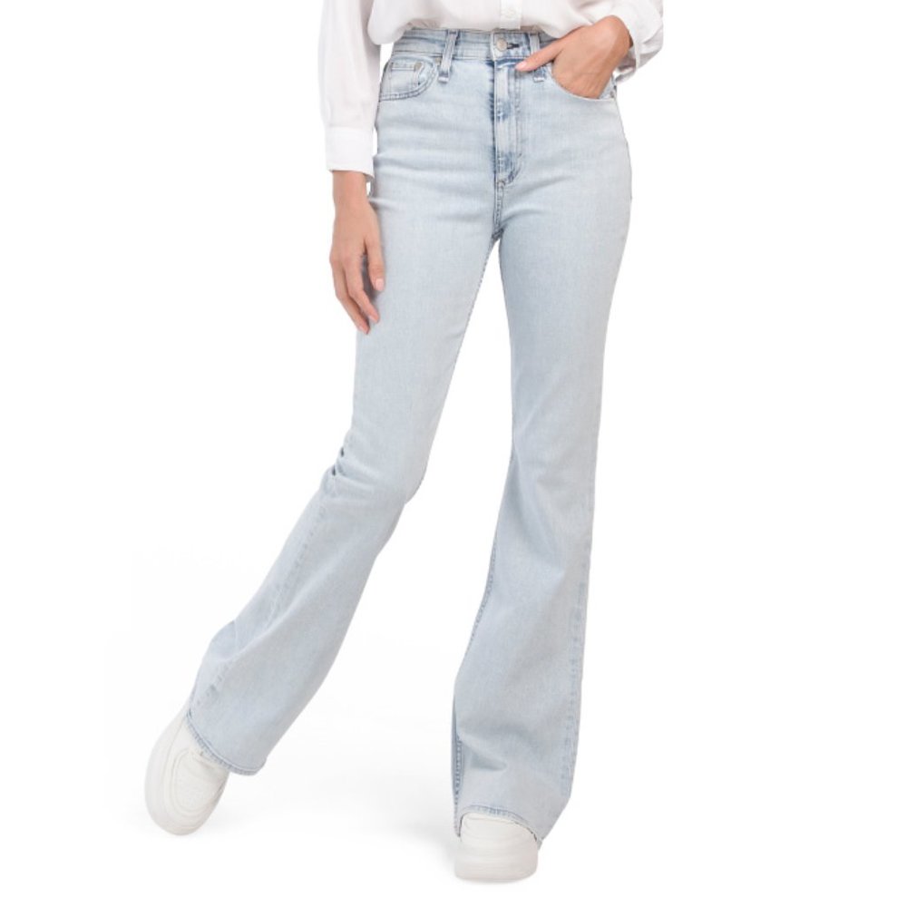 RAG & BONE Melly Casey High Rise Flared Jeans
